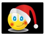 Sticky 'N Grippy Smiley Santa Screen Cleaner